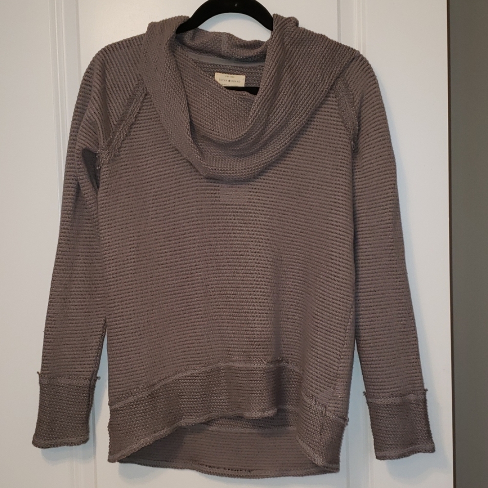 New with Tags Lucky Brand Cowl Neck Top